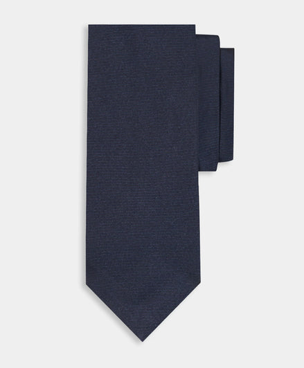 Corbata de seda lisa azul