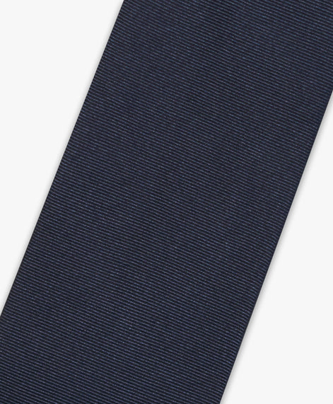 Corbata de seda lisa azul
